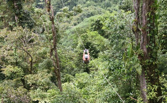 Ziplining