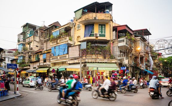 Hanoi street corner