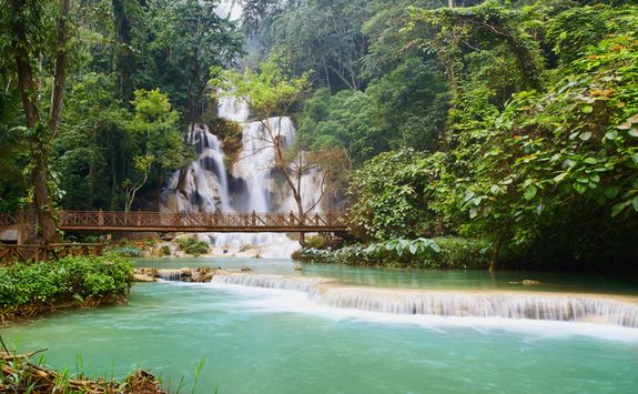 Waterfall in Luang Prabang