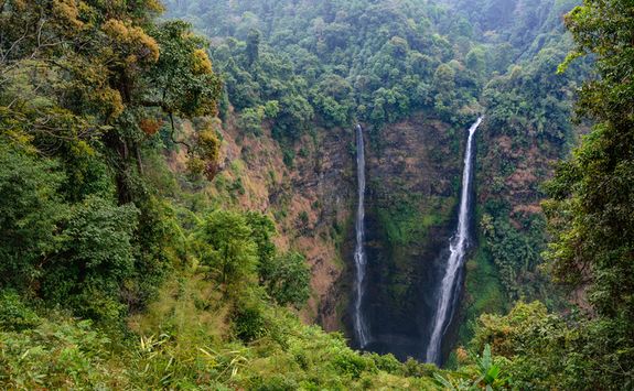 Waterfall in the Bolaven Plateau