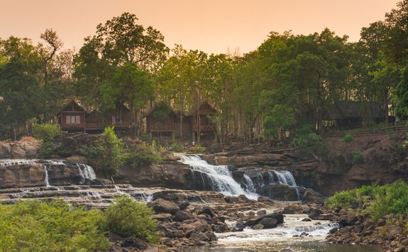 Waterfall on the Mekong River