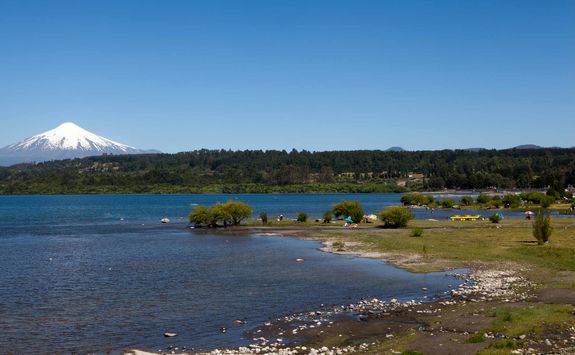 Villarica Volcano lake
