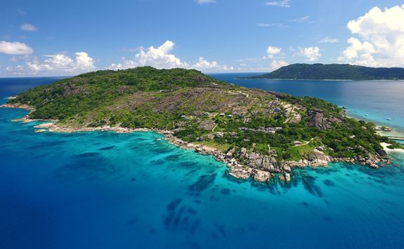 Aerial island view