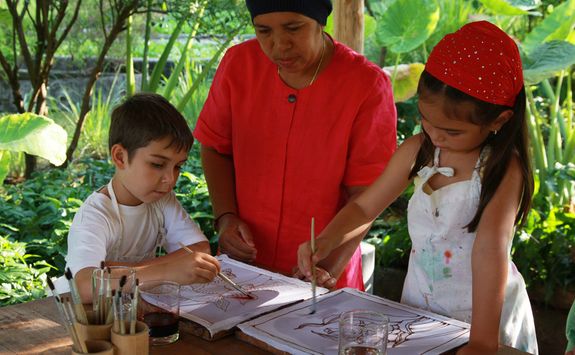 Batik painting