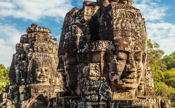 Faces of Bayon castle