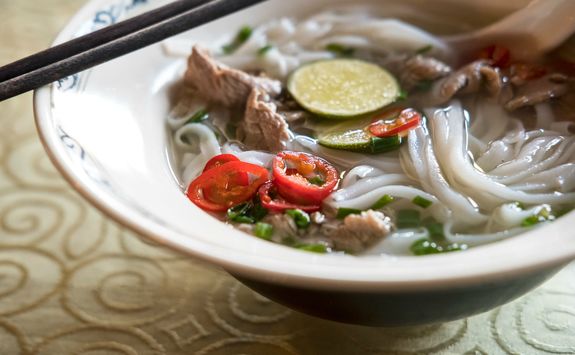 Vietnamese pho dish