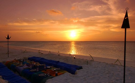 Dinner on the beach