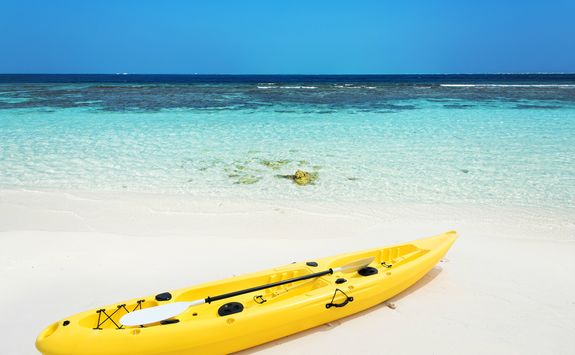 Kayaking in the Maldives