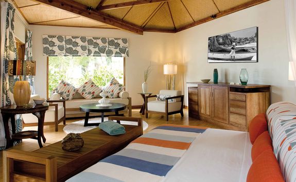 double bedroom at Denis Island