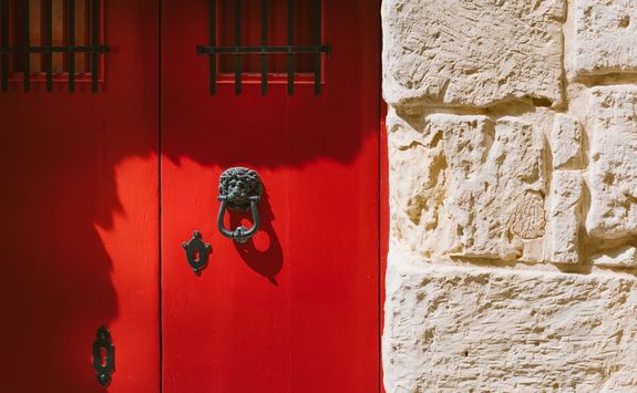 Traditional door in Malta