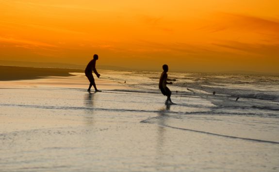 Fisherman in the Bazaruto Archipelago