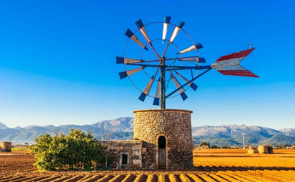 Traditional windmill