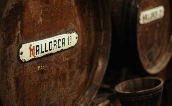Barrell of wine in Mallorca