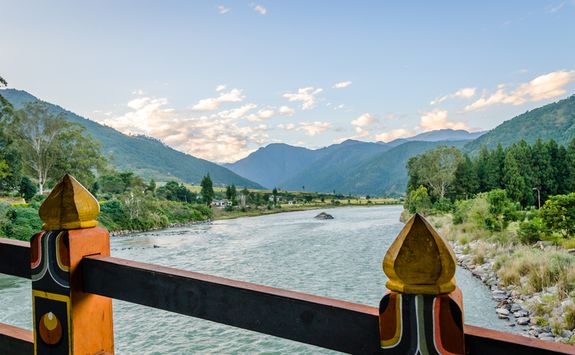 Punakha dzong river view
