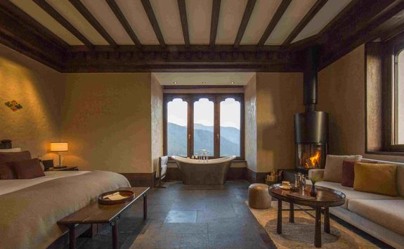 Gangtey lodge room