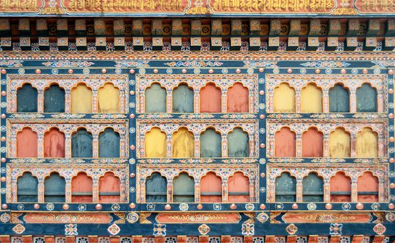 Paro dzong window