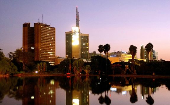 Nairobi at night