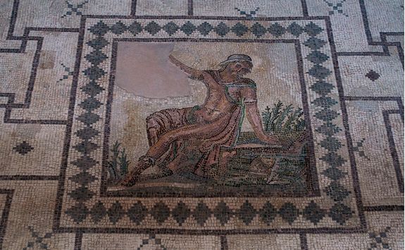 house dionysos ancient mosaic
