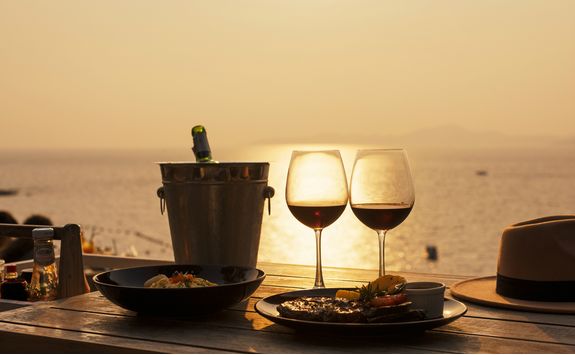 Sunset dinner