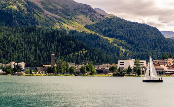 Sailing in St Moritz