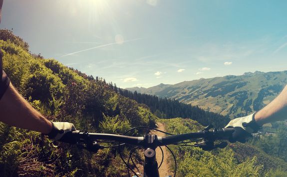 Mountain biking