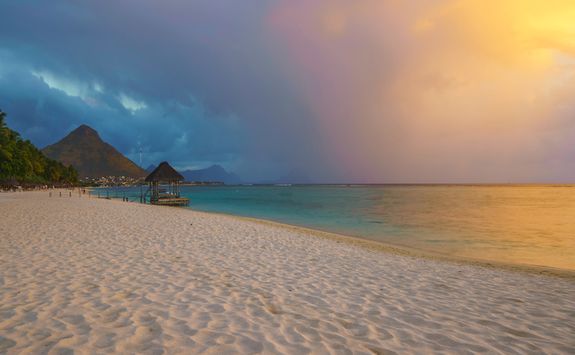 Sunset on beach