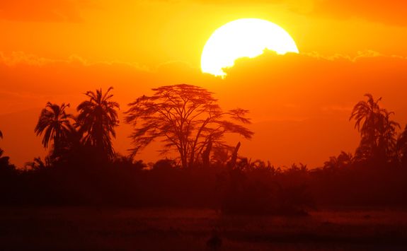 Sunset in Kenya