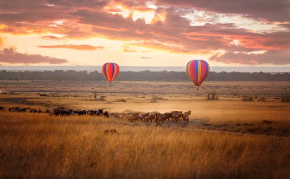 Sunset in Kenya