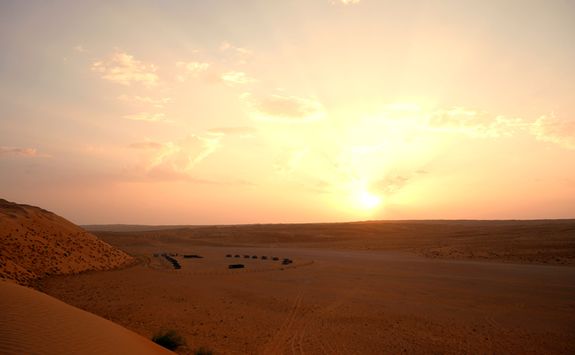 Wahiba Desert sunset
