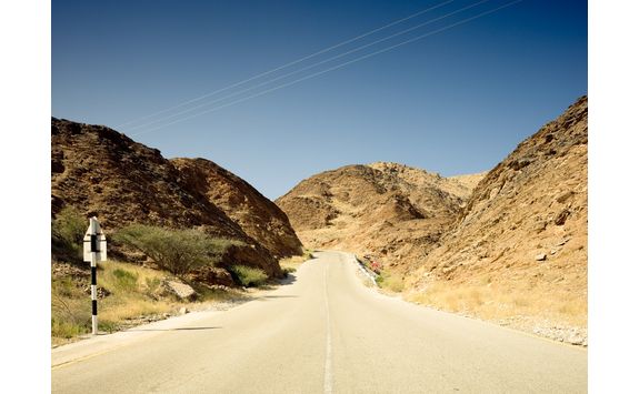 Hajar Mountain country road