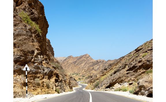 Hajar mountain road