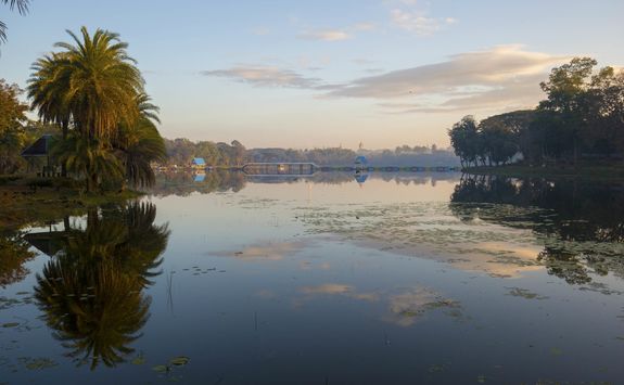 Sunrise on Loikaw Lake
