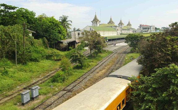 Yangon train station