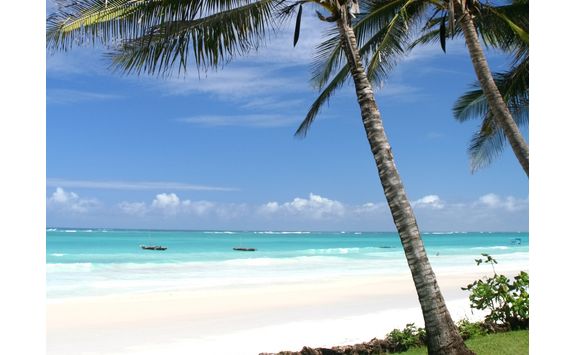 Beach in Lamu, Kenya