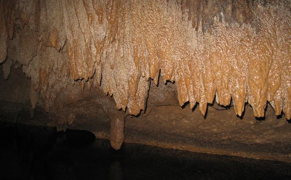 inside barton creek cave