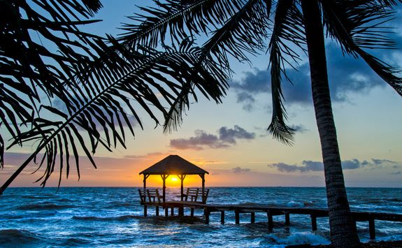 Sunrise in Placencia