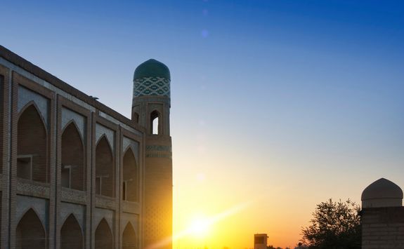 sunset at Khiva