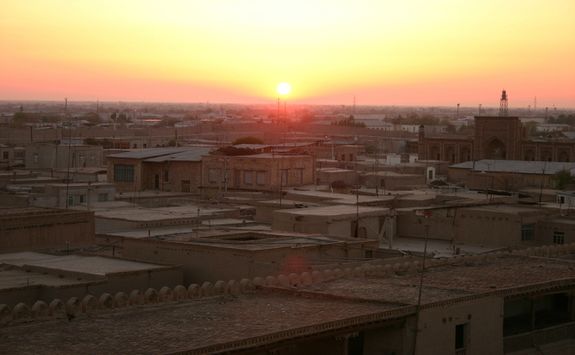 sunrise in Khiva