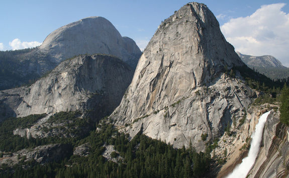 Half dome Nevada falls