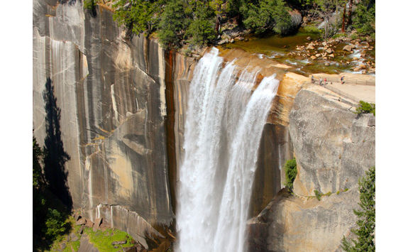 Vernal Falls aerial