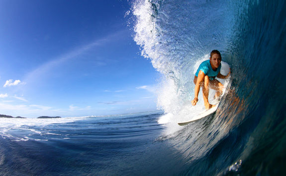 Surfing lessons