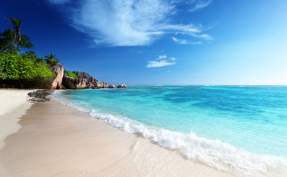 Beach in the Seychelles