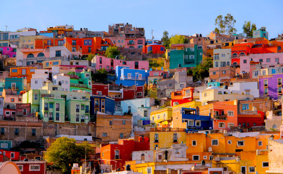 colourful houses