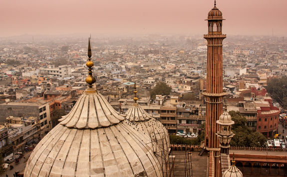 Delhi skyline