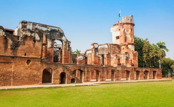 The old British Residency, Lucknow