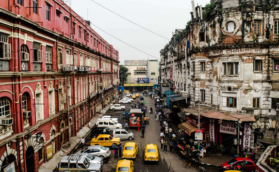 The busy streets of Kolkata