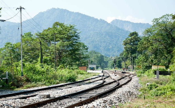 Railway leading out of Kalimpong