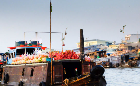 Cai Rang floating market, Can Tho