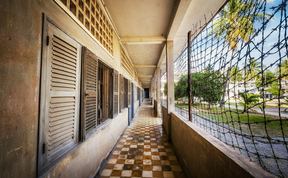 Tuol Sleng Genocide Museum in Phnom Penh, Cambodia