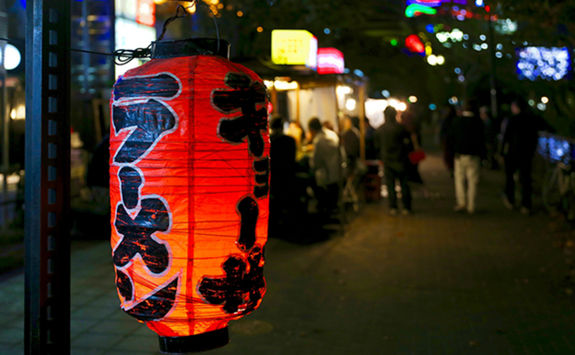 Street food market